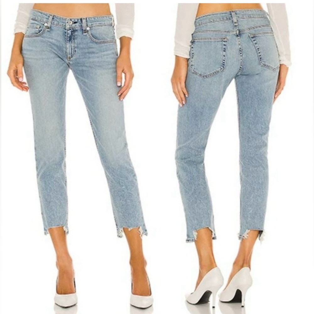 Rag & Bone Dre Low-Rise Slim Boyfriend Jeans